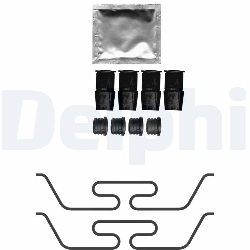 Delphi LX0750 Brake Pad Mounting Set Front Jaguar 03 /2015 /