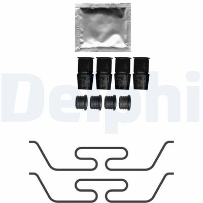 Delphi LX0750 Brake Pad Mounting Set Front Jaguar 03 /2015 / — Brake Pads