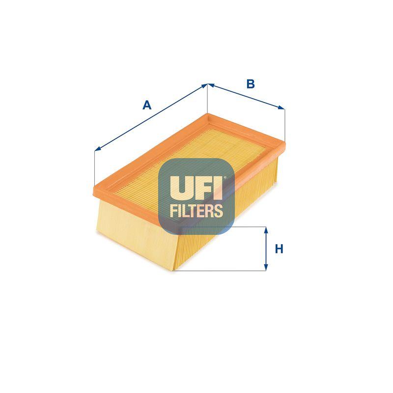 Ufi 30.638.00 Air Filter C Elysee Ds3 C3 (A51) P301 P208 P308 (T9) P2008 Ebo Eb2 Motor (Oe) — Air & Cabin Filters