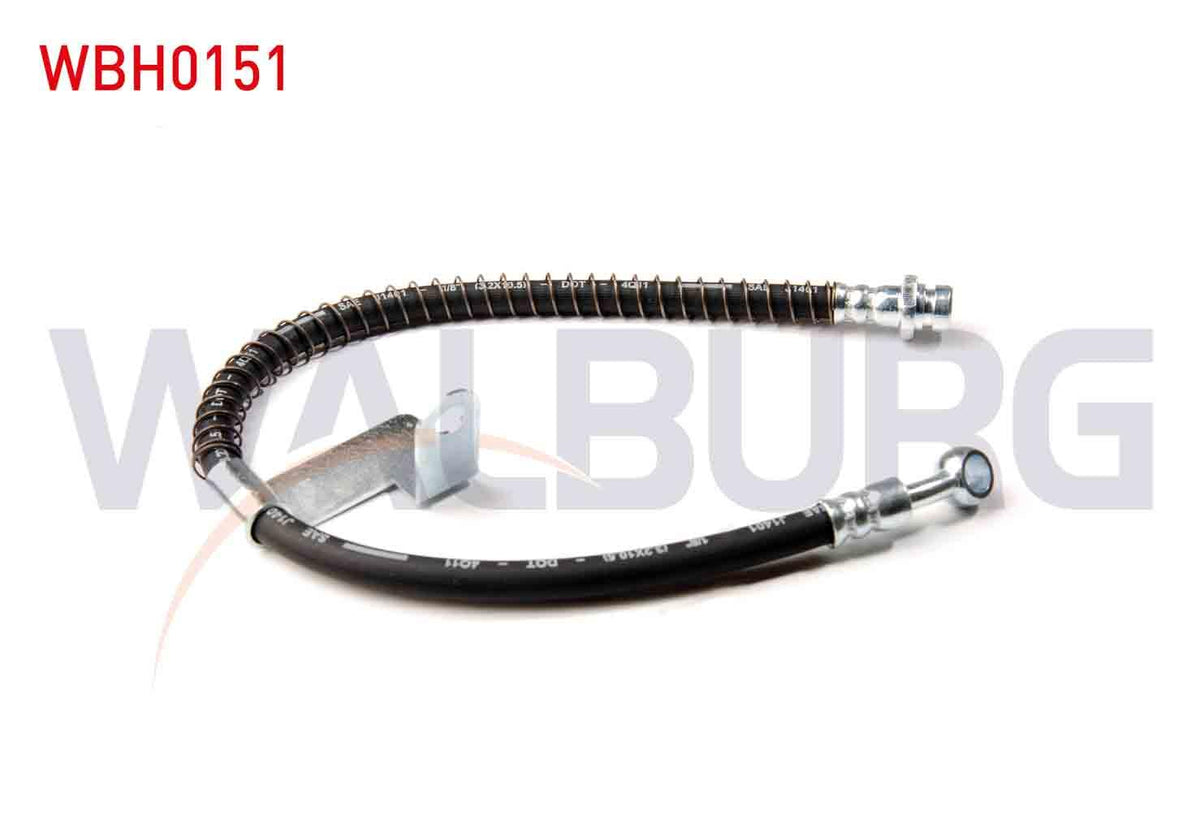 WALBURG WBH0151 Brake Hose Front Right 460mm Hyundai Accent II (Lc) 2000-2005 — Brake Hydraulics