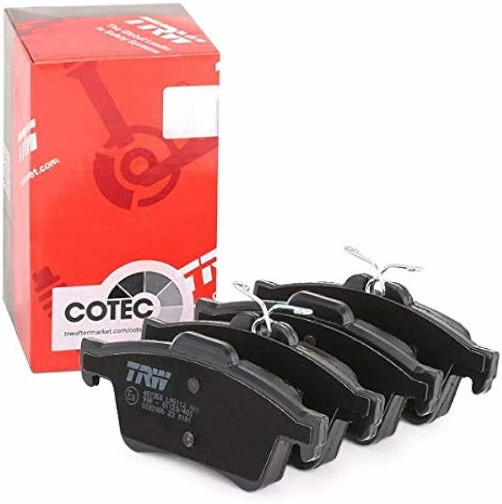 TRW GDB2086 Ford Focus 2008-2011 / C-Max / Renault Laguna / Opel Vectra C Rear Brake Pad Set — Brake Pads