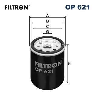 FILTRON OP621 Oil Filter - Compatible with 2006 G.Vitara and 2005 Swift — Oil Filters