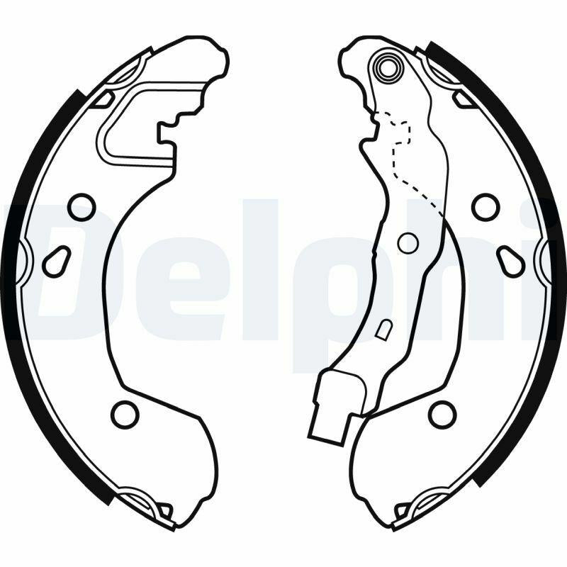 Delphi LS1965 Brake Shoe for Clio III — Brake Cables & Hardware