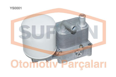 Supsan YS0001-02 Oil Cooler (Ford: Connect 1.8 TDCi 75Ps 90Ps 110Ps) — Oil System
