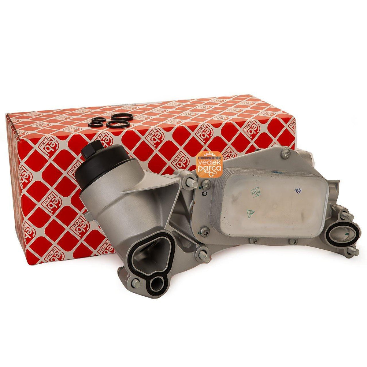 FEBI BILSTEIN Oil Cooler for Chevrolet Cruze - Complete Oil Cooling System — Oil System