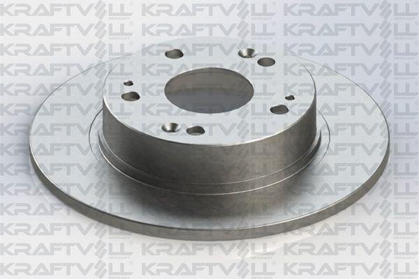 KRAFTVOLL Rear Brake Disc - Perfect Fit for Honda Accord 2003-2008 — Brake Rotors & Drums