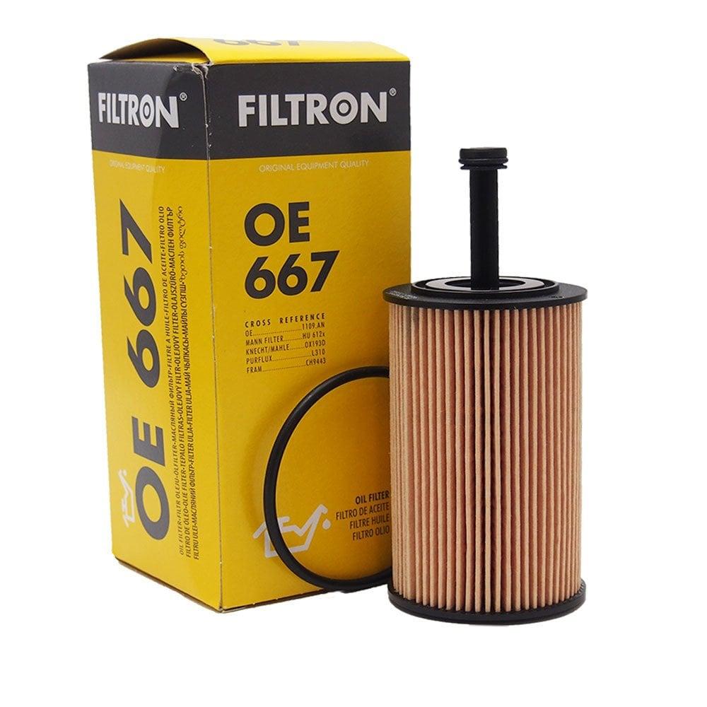 Filtron OE667 Oil Filter - Compatible with Citroen C2 (1.4 & 1.6) — Oil Filters