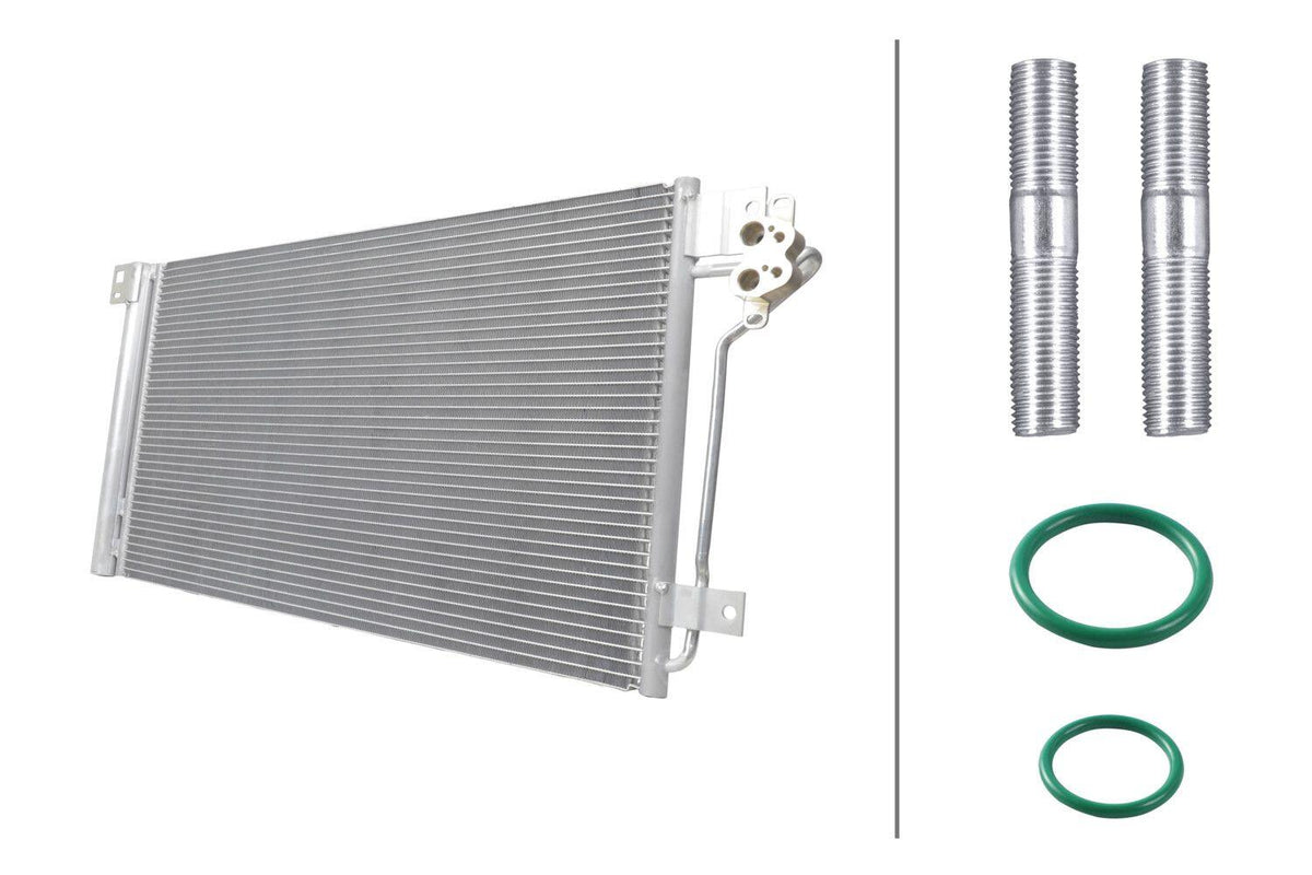 Hella 8FC366221-231 A/C Condenser VW Transporter T5 1.9/2.5 TDI 03>10 — Condensers & Evaporators