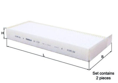 Mahle LA1157-S Cabin Air Filter Peugeot 308 II 301 208 508 II Astra L