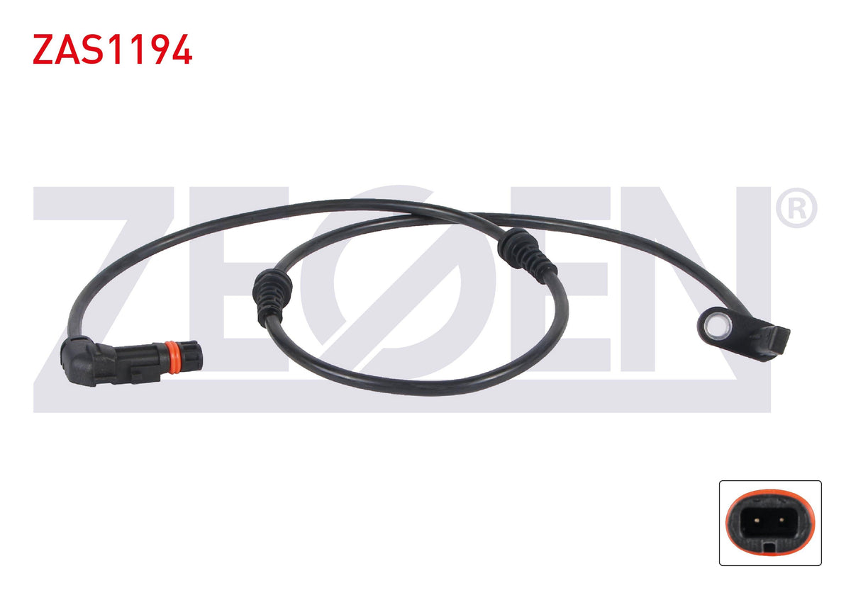 Zegen ZAS1194 ABS Sensor Front Left-Right Mercedes C Series (W204) 07-14 / Glk (X204) 08-15 (4-Matic Ve — Brake Sensors & ABS