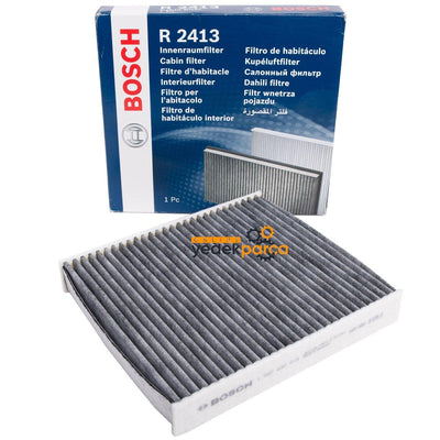 Bosch 1987432413 with Carbon Cabin Air Filter Ford Focus II/C-Max/Kuga/Mondeo Volvo C30/C70/S40/V50 — Air & Cabin Filters