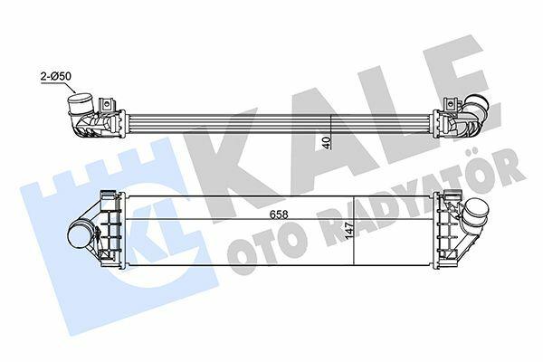 KALE Turbo Intercooler 355015 - Fits Focus III, C-Max and 2 more models — Turbo & Supercharger