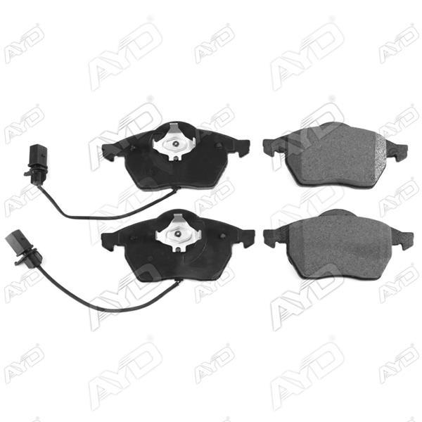 AYD 11-60018A Front Brake Pad A4 A6 1.8T 1.9 TDI 95 > Passat 1.8T 1.9 TDI 95 00 Golf IV 1.9 TDI Superb 02 > (Pai — Brake Pads