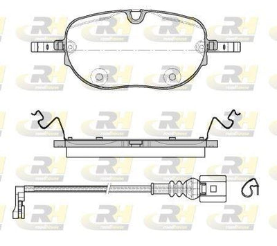 ROADHOUSE 21963.01 Brake Pad Front Seat Cupra Born (Electric) — Brake Pads