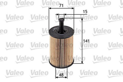 Valeo 586506 Oil Filter VW Caddy III Golf V/VI Plus Jetta III/IV T4/T5 Passat Polo A2 A3 A4 A5 Q5 TT TDI — Oil Filters