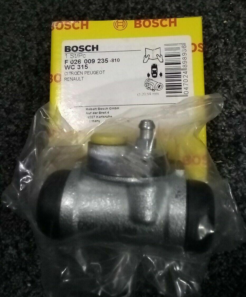 BOSCH Peugeot 206 Right Rear Brake Cylinder - Genuine German Quality — Brake Hydraulics