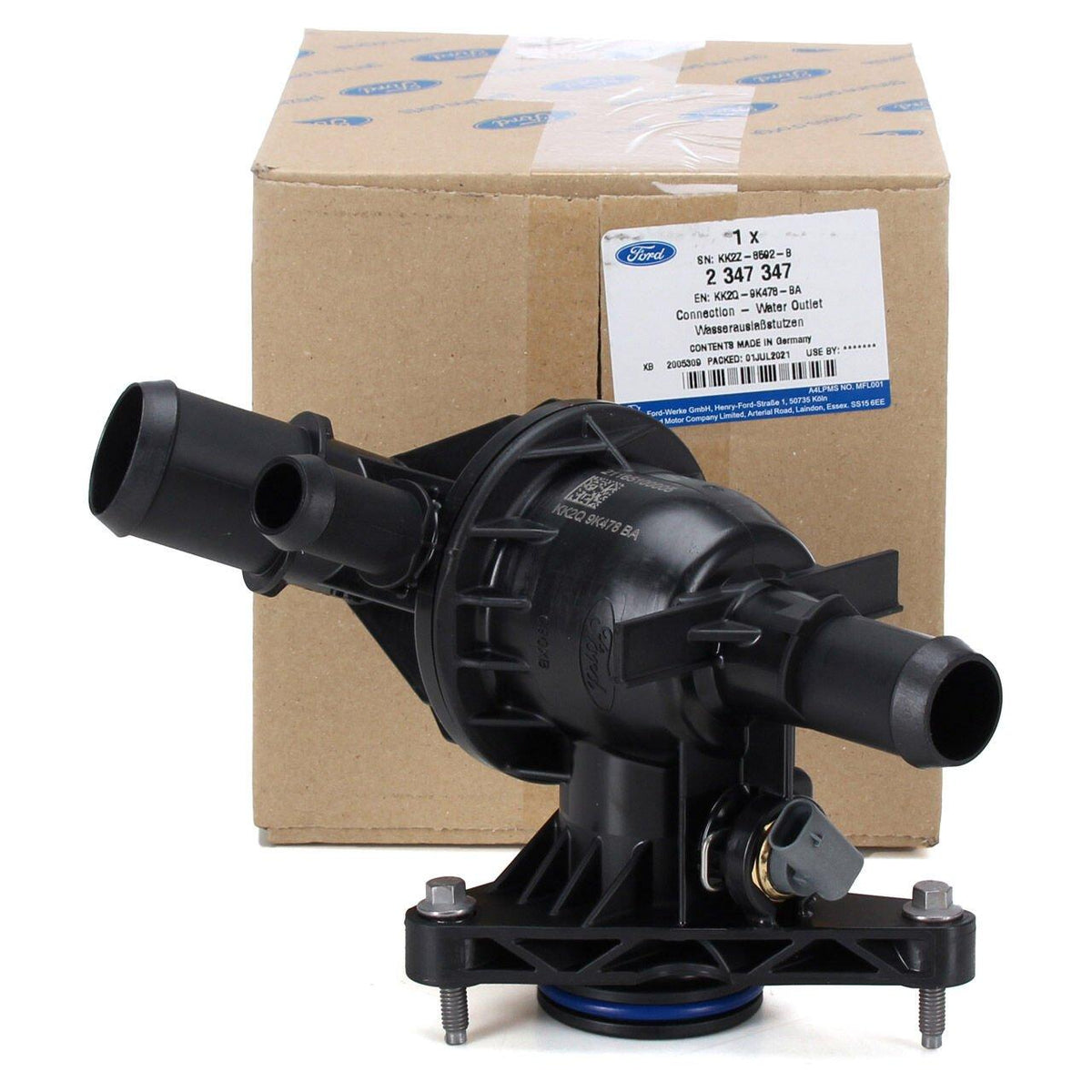 Ford Otosan KK3Q9K478BA Transit V363 2018- 2.0 EcoBlue/Panther Thermostat Complete — Water Pump & Thermostat