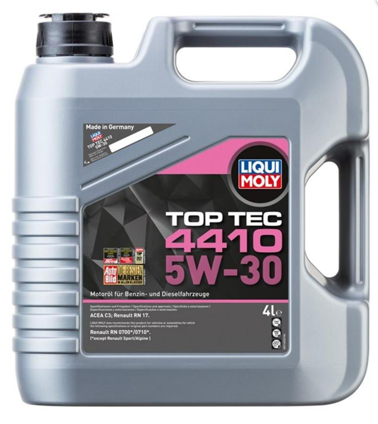 LIQUI MOLY Top Tec 5W30 Motor Oil 4410 4 Litre (21403) Production tarihi 2021 — Auto Parts Hall, Fluids & Chemicals