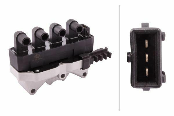 HELLA Ignition Coil 5DA358000-491 For 97 Palio, Albea and 3 more models — Coils & Plugs