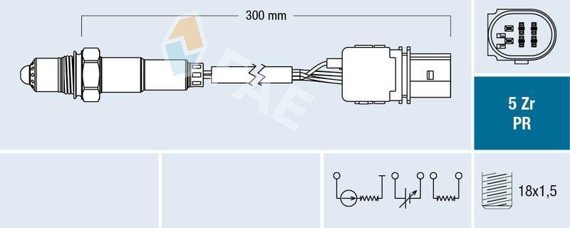 FAE 75031 Lambda Sensor - Wide Band for 02 Polo, Fabia, Ibiza 1.4 16V — Oxygen & Air-Fuel
