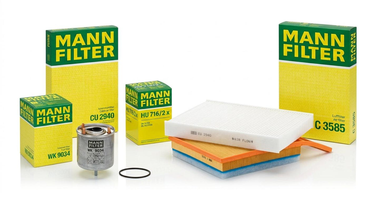 Mann Citroen C3 1.4 HDi Euro5 Periodic Oil Service Filter Set — Maintenance & Service Kits