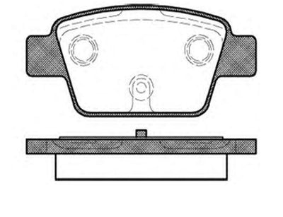 MGA 55111 Brake Pad Rear Wva 23714 (Fiat: Linea 1.3D 1.4 Stilo / Brava) — Brake Pads