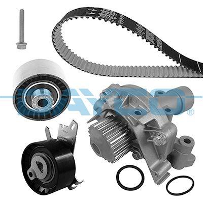 Dayco KTBWP5910 Timing Belt Set + Water Pump (Peugeot: P.307 2.0 16V 03- P.407 1.8 2.0 16V 03-) — Water Pump & Thermostat