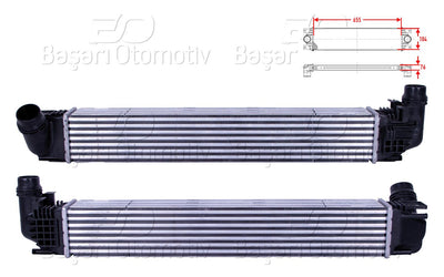 Wisco 3113977-00 Turbo Radiator (Intercooler) 655X104x76 Dacia Duster (Hs) 1.5 dCi 10-18 — Radiators & Fans