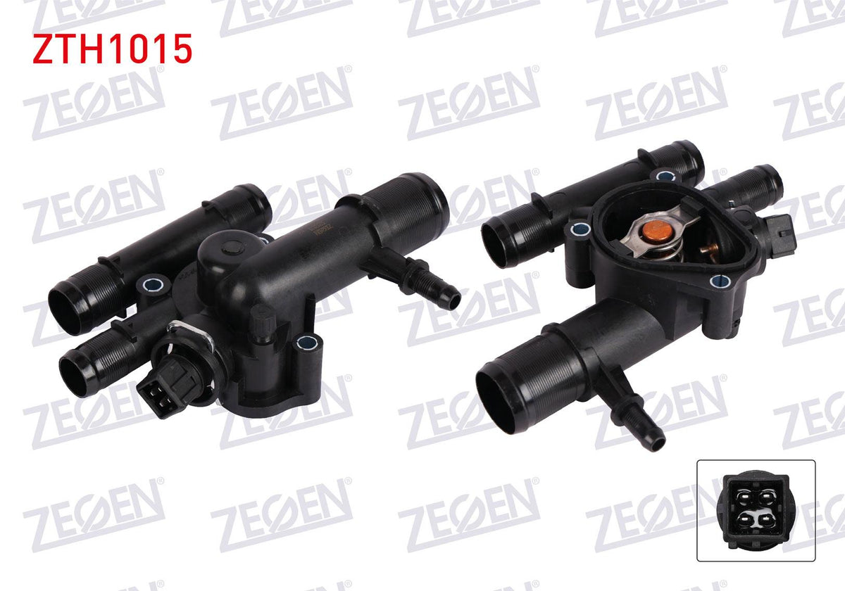 Zegen ZTH1015 Thermostat Complete with Switch 89C Clio II 1.9 D 1998-2005 / Kangoo 1.9 dCi 2001-/ L — Water Pump & Thermostat