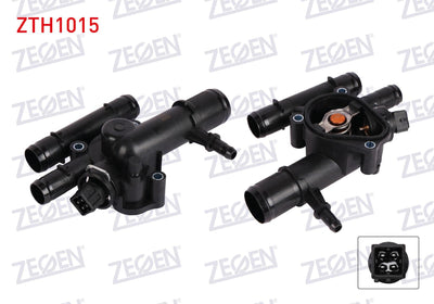 Zegen ZTH1015 Thermostat Complete with Switch 89C Clio II 1.9 D 1998-2005 / Kangoo 1.9 dCi 2001-/ L — Water Pump & Thermostat