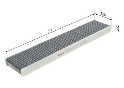 Bosch 1987432373 Cabin Air Filter Mondeo Bm 00-07 — Air & Cabin Filters