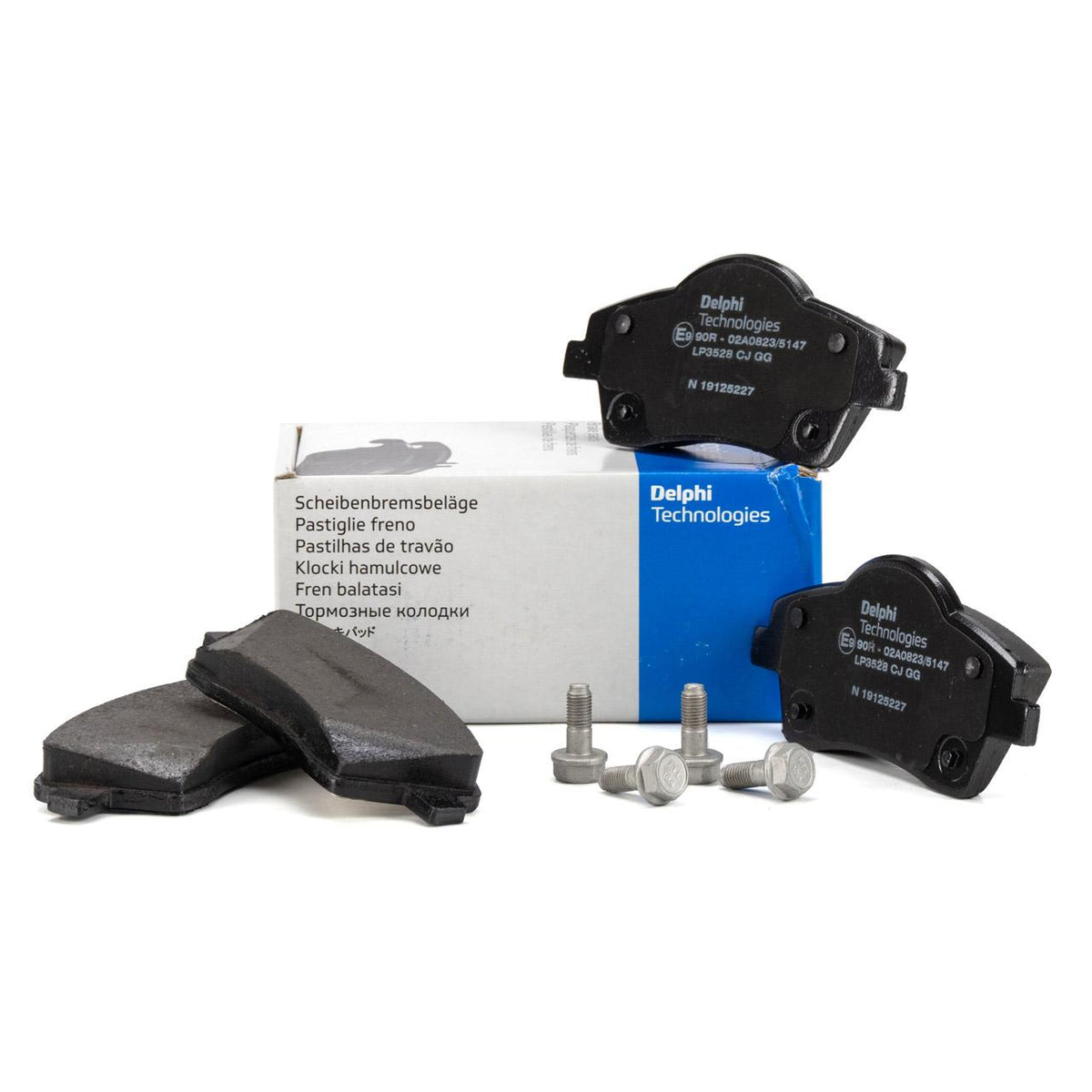 Delphi LP3528 Brake Pads for Volvo XC40 (Front) - Low-Metallic Material
