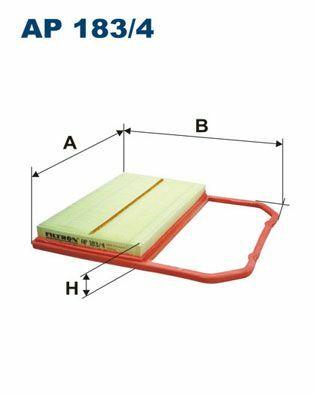 FILTRON AP183-4 Air Filter - Compatible with 14 Polo Ibiza 1.0 TSI — Air & Cabin Filters
