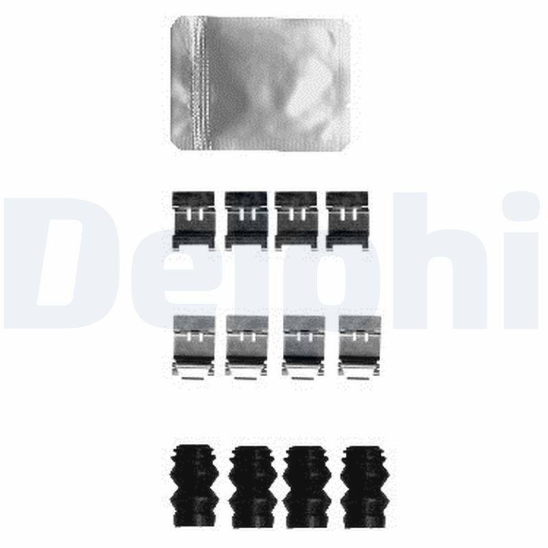 Delphi LX0593 Brake Pad Mounting Kit Front (Toyota Auris 12 / Ch-R 17 / Corolla 13 /)