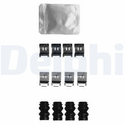 Delphi LX0593 Brake Pad Mounting Kit Front (Toyota Auris 12 / Ch-R 17 / Corolla 13 /) — Brake Pads