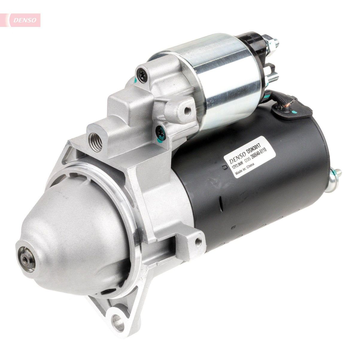 Denso DSN3017 Starter Motor 12V 10 Outer 2.0 KW (Opel Vectra C 2.0 DTi 02-05) — Starting & Charging