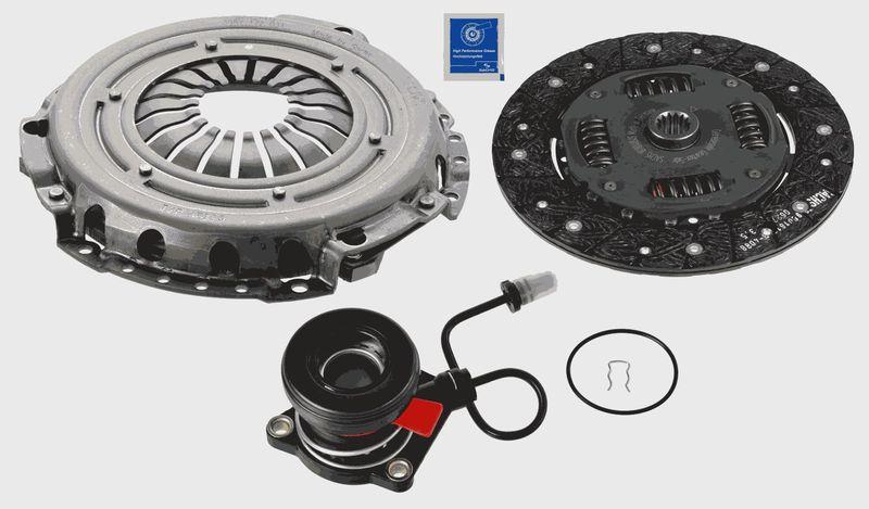 Sachs 3000990131 Clutch Set with Bearing Opel Astra G/H Corsa C/D Meriva A Tigra 1.2/1.4 — Clutch & Flywheel