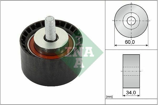 INA Timing Ball Bearing - Engine Timing Belt Pulley for Volvo Models — Belts