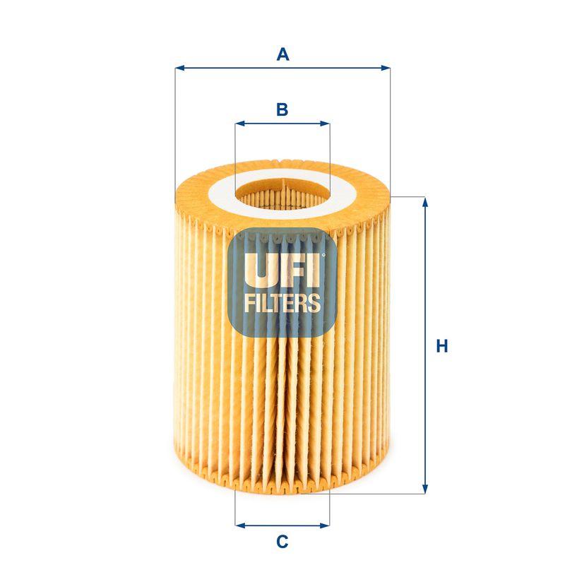 Ufi 25.069.00 Oil Filter Mercedes OM642 W203/W204/W211/W212/C219/C218/W221 Vito/Sprinter