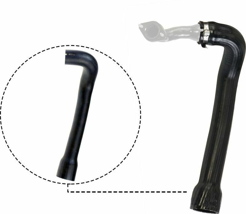 RAPRO Turbo Hose for 09-Doblo 1.3Mjt - Black, Durable PE Construction — Turbo & Supercharger