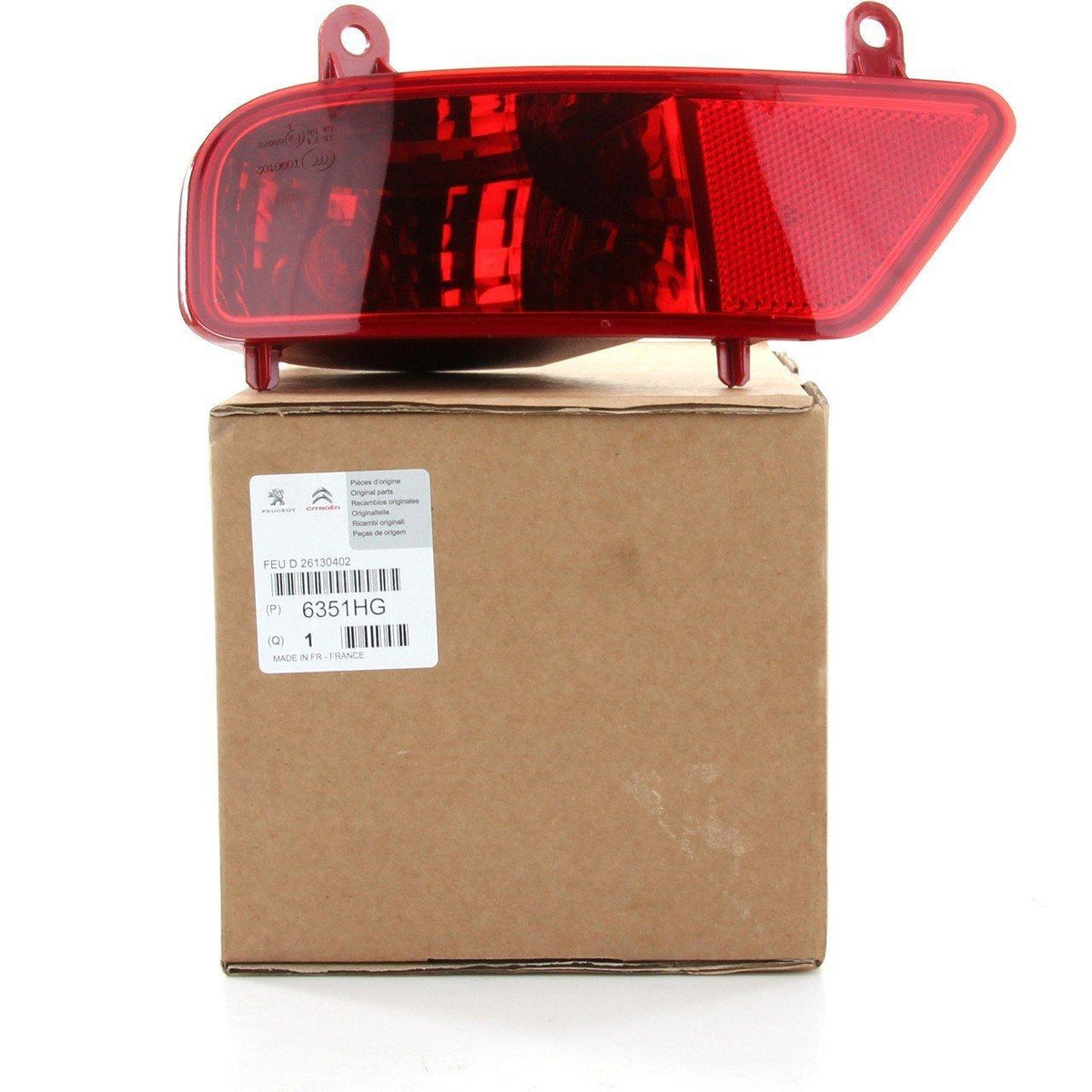 Peugeot 3008 Right Rear Fog Light - Genuine Original for 2010-2016 Peugeot Enthusiasts — Tail, Signal & Reflectors