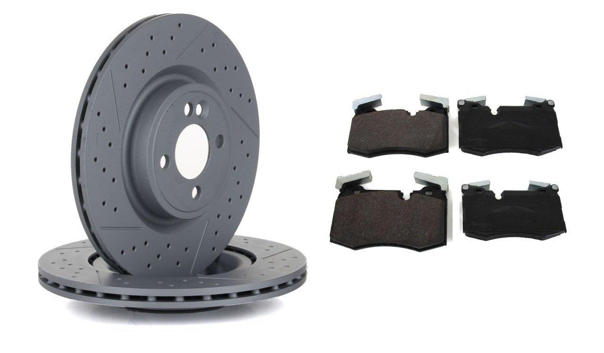 Ferodo Mini Cooper JCW R56 LCI Body Front Brake Disc Ve Brake Pad Set — Brake Pads