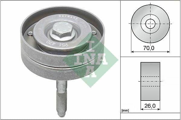 INA V-Belt Tensioner — Pulleys & Tensioners