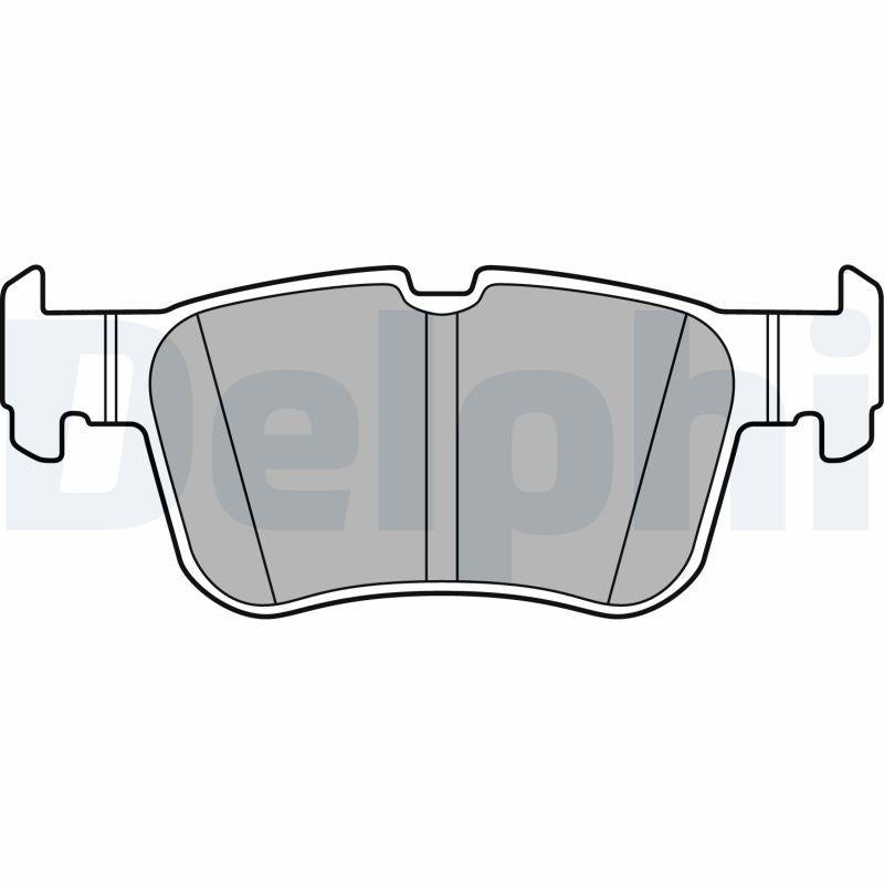 Delphi LP3151 Brake Pad Rear Mondeo V S-Max Galaxy Focus IV 1.5/1.6 TDCi 14-18 — Brake Pads