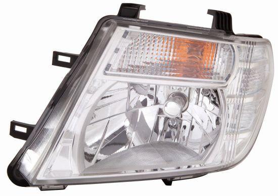 DEPO Left Headlight for Nissan Navara / Pathfinder - ECE Approved, H4 Bulb — Headlights