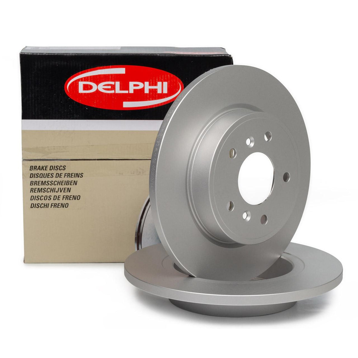 Delphi Rear Brake Disc Set for Renault Kadjar 1.5 dCi 2017 — Brake Rotors & Drums