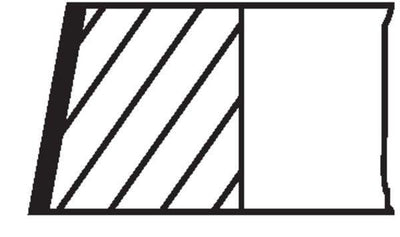 MAHLE Piston Ring Std 82.50 mm - VW Golf III Passat 2.0 — Pistons & Rotating