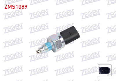 Zegen ZMS1089 Reverse Light Switch Volkswagen Amarok 2010-/ Arteon 2017-/ Bora 1998-2005 / Caddy III-IV 2 — Switches & Relays