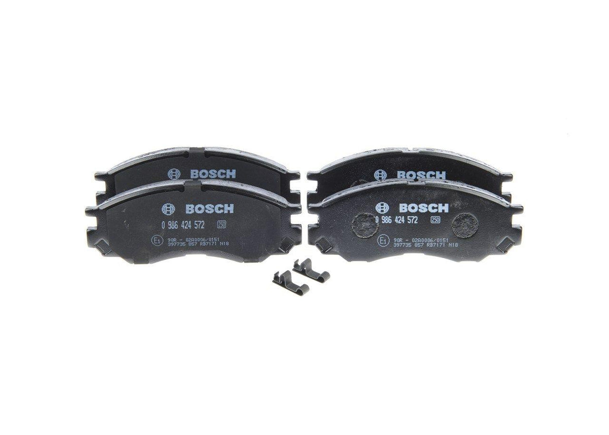 Bosch 0986424572 Disc Brake Pad-Front (Mitsubishi L 200 96-06) — Brake Pads