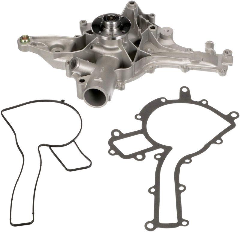 Gates WP0135 Water Pump Mercedes M112-M113 W163-W220 W203 00-07 W210 97-02 W211 03-08 — Water Pump & Thermostat